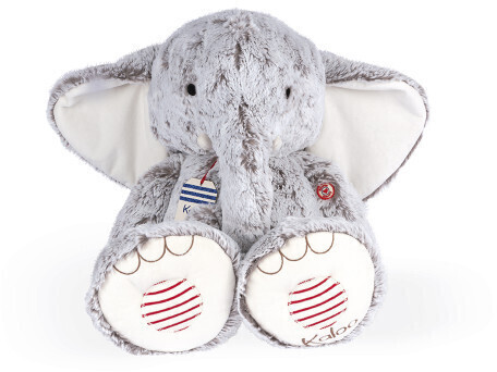 Kaloo Peluche éléphant gris prestige Noa 55 cm (K963668)