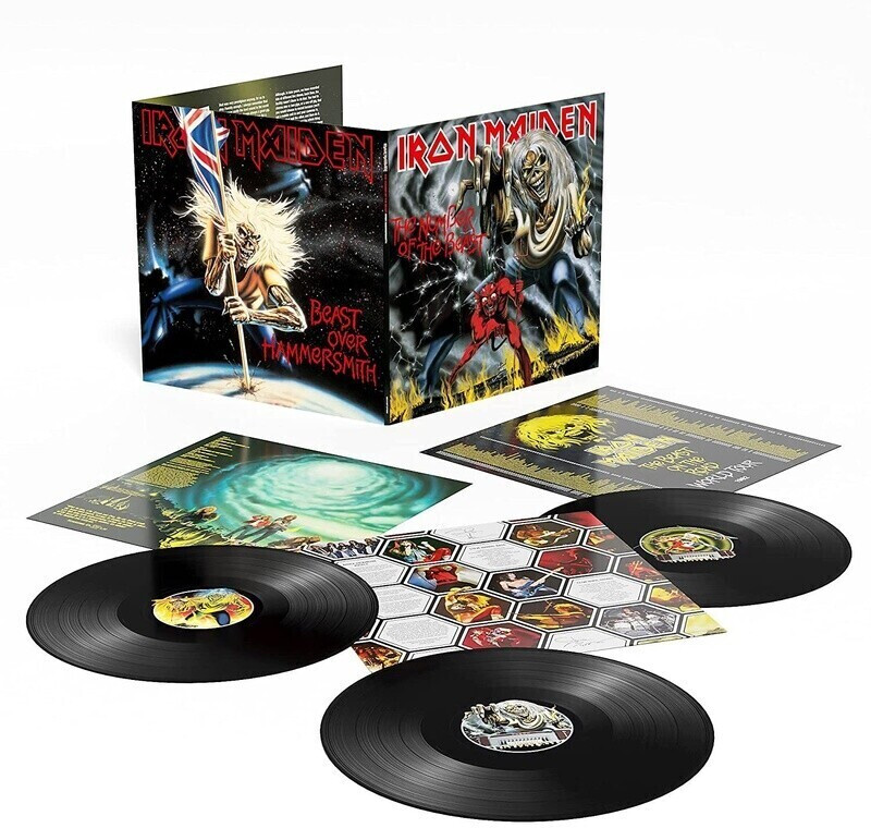 Iron Maiden - The Number Of The Beast / Beast Over Hammersmith (3LP) (Vinyl)