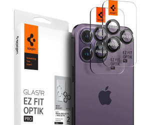 Verre trempé Spigen GLAS.TR EZ FIT 2-PACK IPhone 14 PRO MAX CLEAR - Shop
