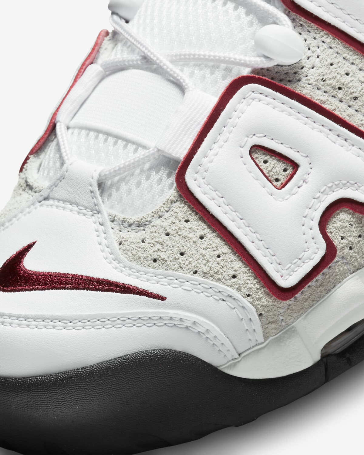 Nike uptempo white on white best sale