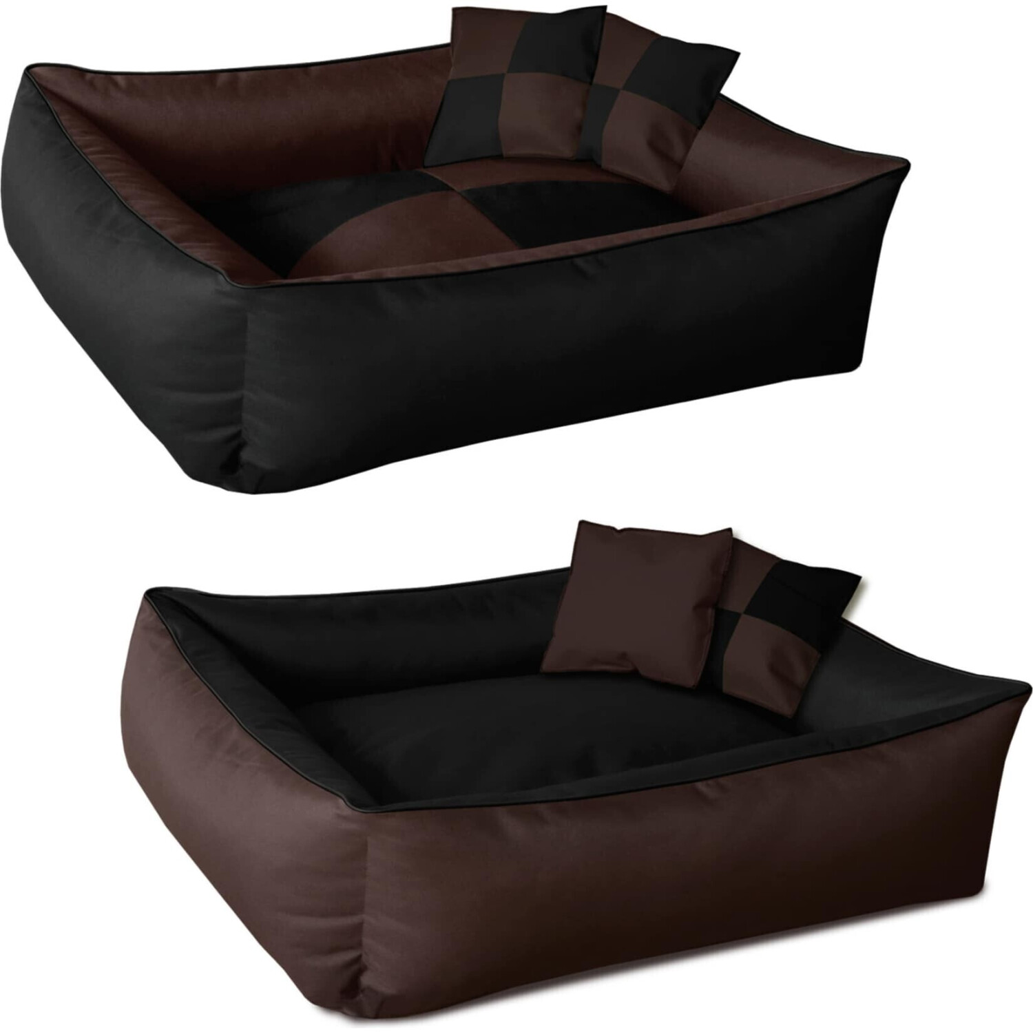 BedDog Max Quattro dog bed 2in1 XXL Mocca (Black/Brown)