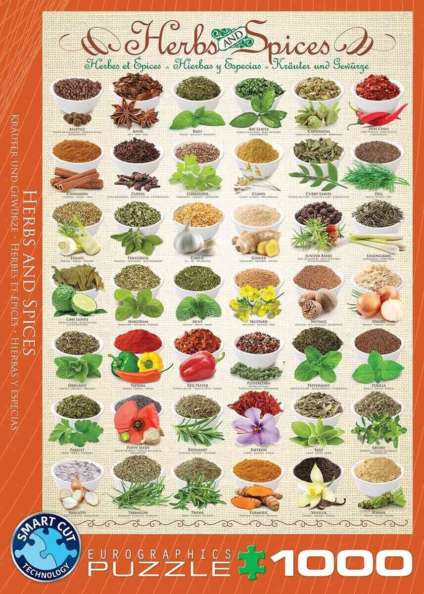 Photos - Jigsaw Puzzle / Mosaic Eurographics Herbs and spices - puzzle  (1000 pieces)
