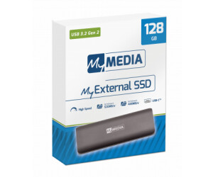 Verbatim MyExternal 128 GB Disque dur externe SSD USB-C® USB 3.2 (Gen 2)  gris 69283 - Cdiscount Informatique