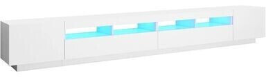 vidaXL TV Cabinet with LED Lights 300 x 35 x 40 cm