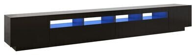 Photos - Mount/Stand VidaXL TV Cabinet with LED Lights 300 x 35 x 40 cm black  (3081925)
