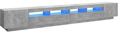 vidaXL TV Cabinet with LED Lights 300 x 35 x 40 cm grey (3081928)