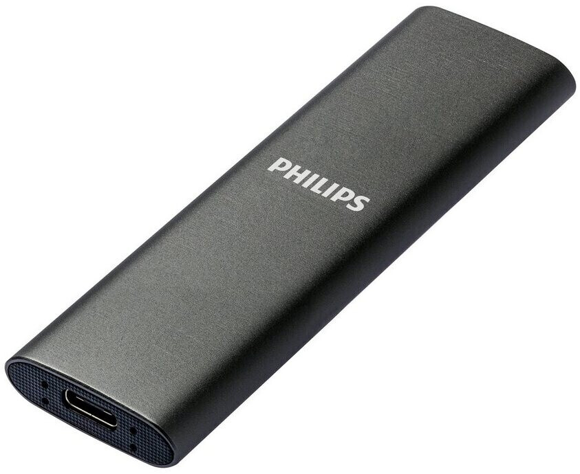 Philips SSD Esterno 480 GB, USB 3.0, 400 MB/s In Lettura E 390 MB/s In Scrittura, Colore Bianco, Compatibile Con Windows, Mac E Console