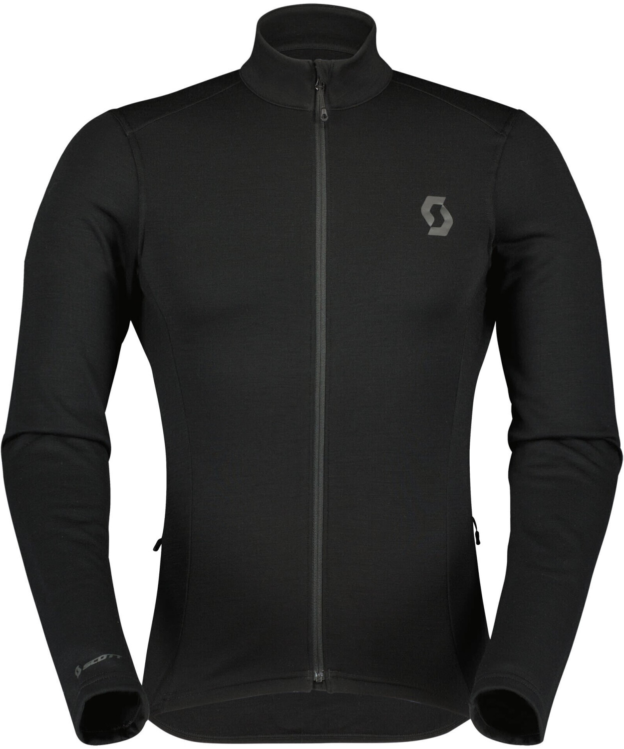 Scott Shirt Gravel Warm Merino L/S black