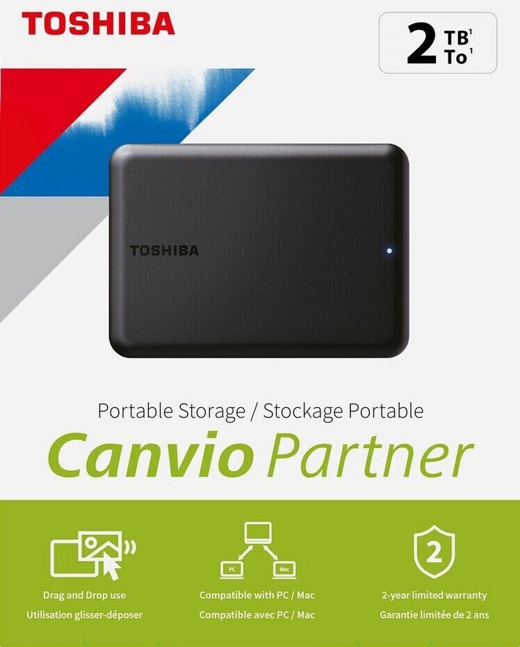 Toshiba Canvio Partner 2TB ab 76,99 € (März 2025 Preise) Preisvergleich bei idealo.de
