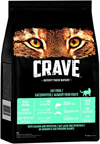CRAVE Adult Salmon & Whitefish dry food 7kg
