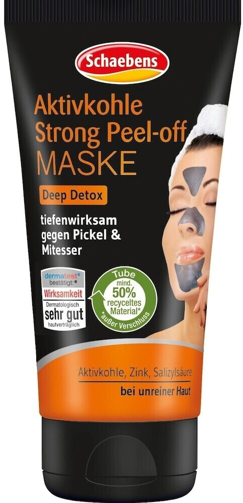 Schaebens Maske Peel-Off Aktivkohle Strong 75 ml 