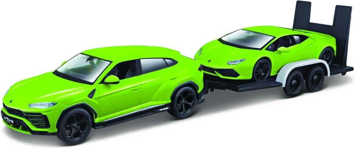 Maisto Lamborghini Urus + Huracán Coupé green