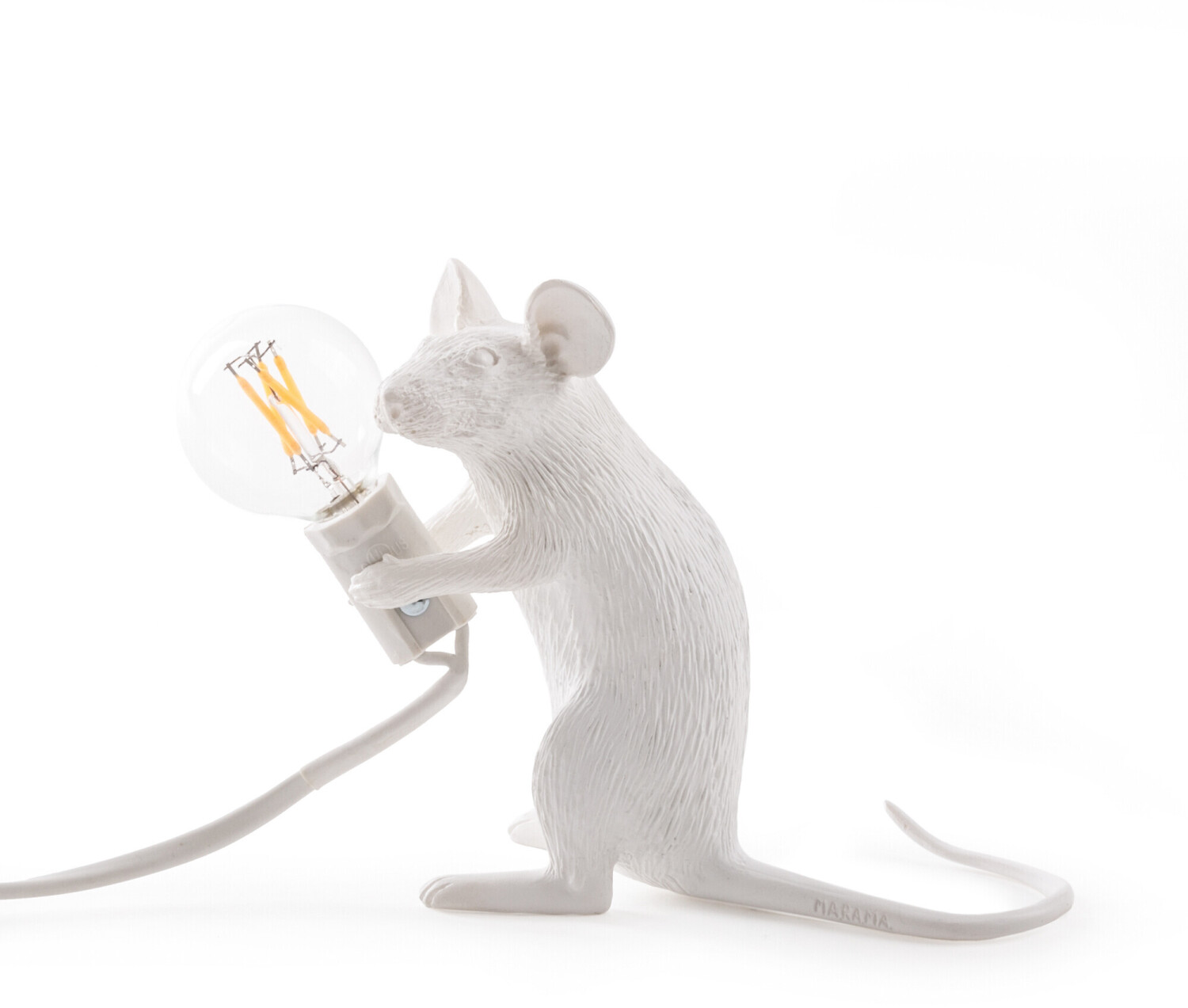 Seletti Sitting Mouse Table Lamp white (15221)
