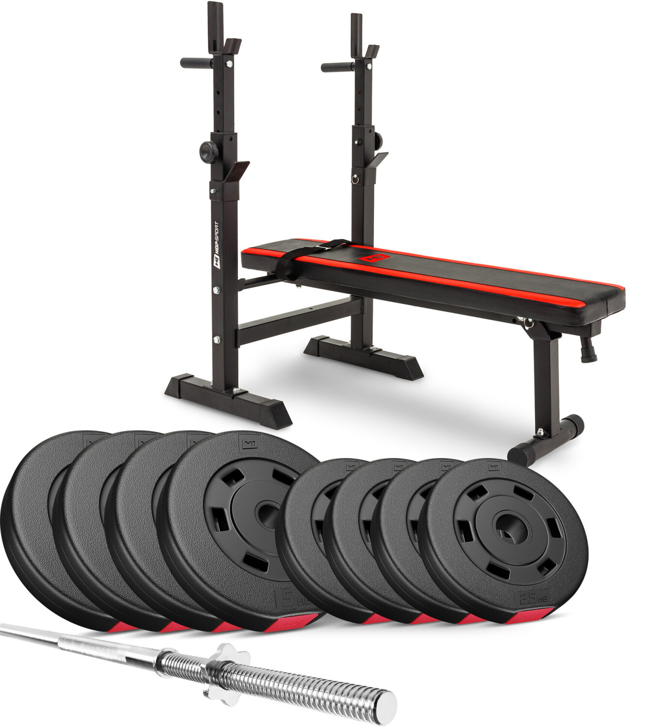 Hop-Sport Weight Bench HS-1080 39kg Set
