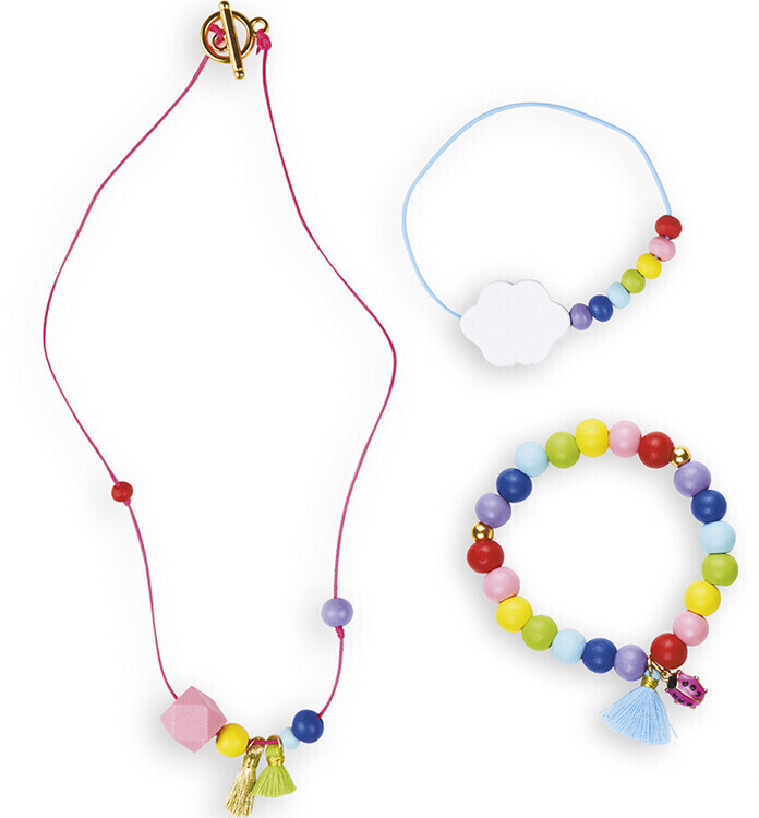 Photos - Creativity Set / Science Kit Janod 3 rainbow jewellery pieces to make 