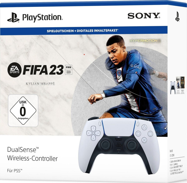Sony DualSense Wireless Controller White + FIFA 23, Bild 2