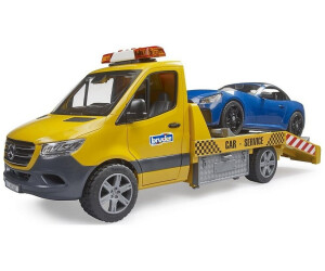 bruder MB Sprinter Kommunal mit Light & Sound Modul, Modellfahrzeug orange,  Inkl. Fahrer und Zubehör