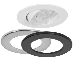 Heitronic LED-Einbauleuchte + 5,5W 38° € ab 2 Preisvergleich 9,20 | IP44 Wechselcover 3000K bei