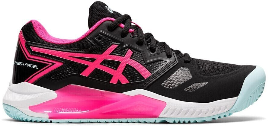 Asics gel resolution 7 black/silver/pink women's shoes sales