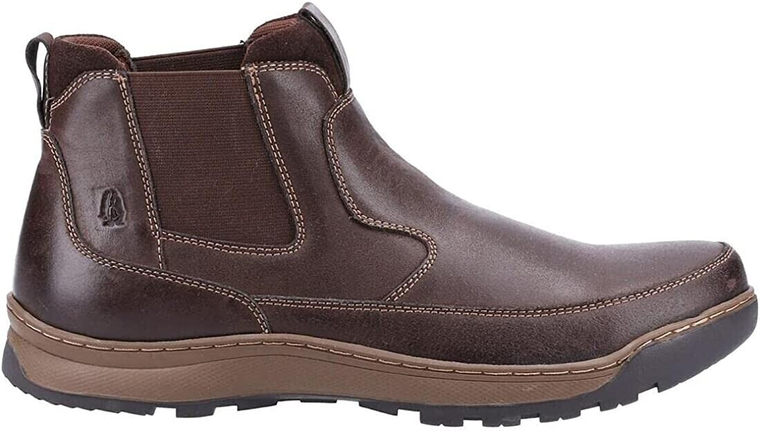 Buy Hush Puppies Men s Gavin Leather Lace Up Ankle Boots Brown