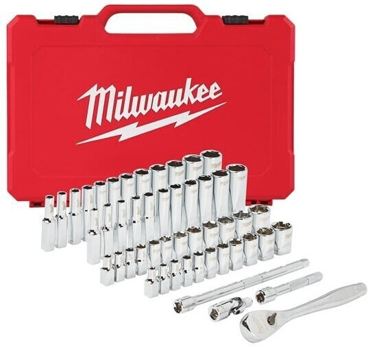 Milwaukee 4932464944 (1/4 50 pc Drive Ratchet + Socket Set SAE + Metric)