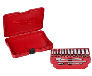 Milwaukee 4932464943 (1/4 Drive 28 pc Ratchet + Socket Set Metric 