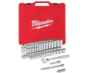 Milwaukee 4932464946 (3/8 Drive 56 pc Ratchet + Socket Set SAE + 