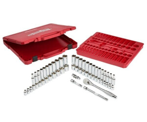 Milwaukee 4932464946 (3/8 Drive 56 pc Ratchet + Socket Set SAE + 