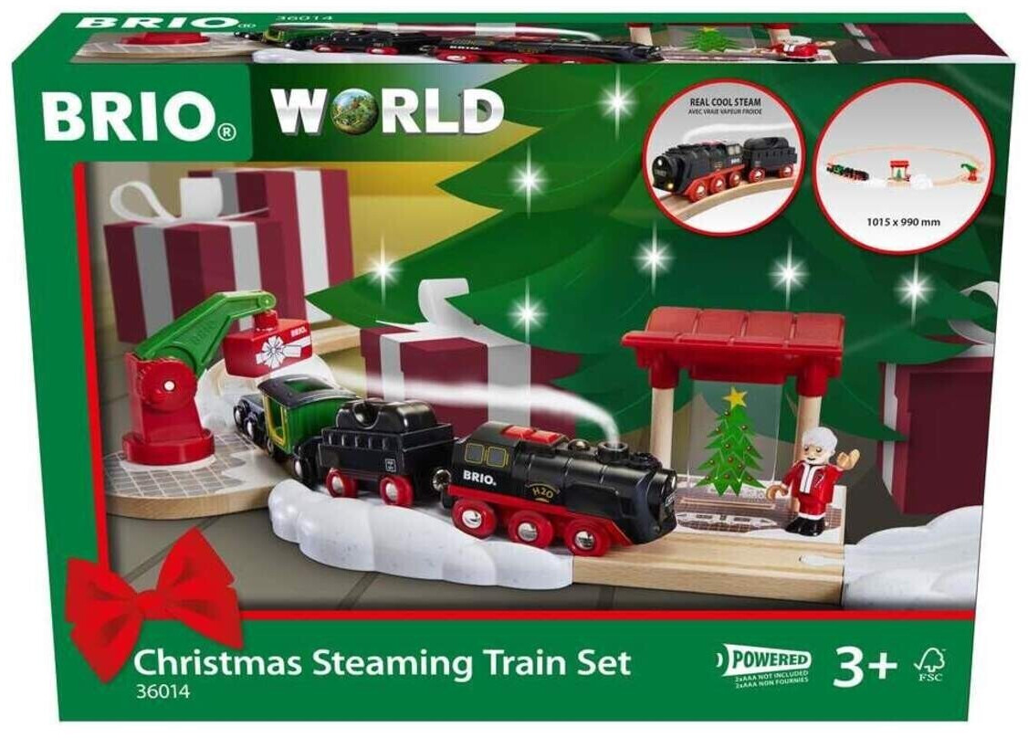Brio Steam Locomotive Christmas Set