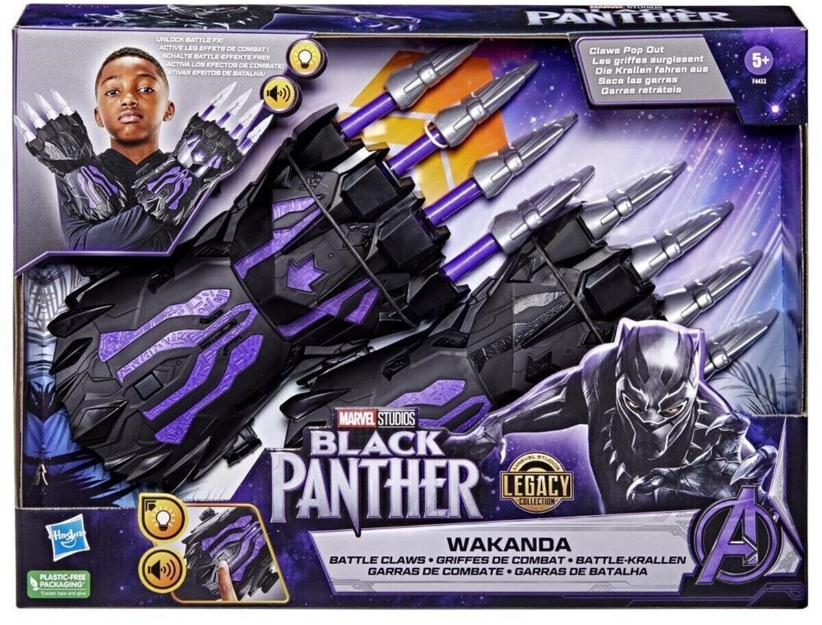 Soldes Hasbro Marvel Studio Black Panther Legacy Wakanda battle claws 2024  au meilleur prix sur