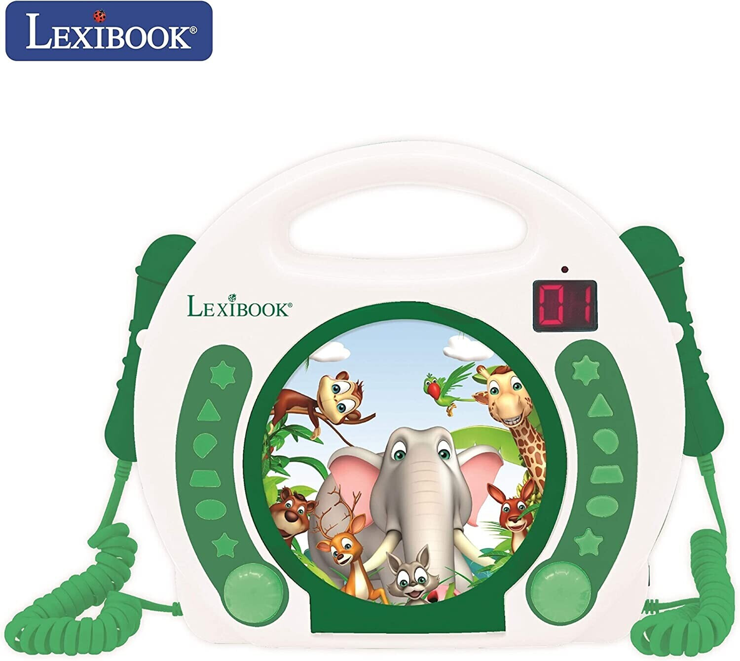 Lexibook - disney princesses - lecteur cd karaoké enfant avec 2 microphones  LEXIBOOK Pas Cher 