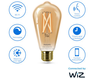 Philips Smart Edison Filament E27 ST64 WIZ DIM 7W/640lm TW (929003018721) a  € 11,39 (oggi)