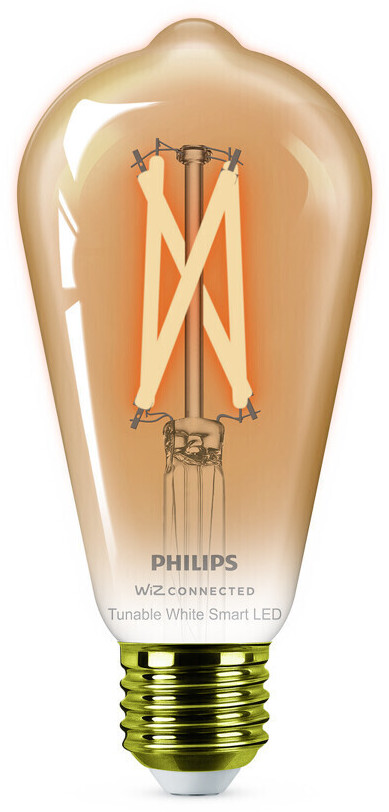 Philips Smart Edison Filament E27 ST64 WIZ DIM 7W 640lm TW 929003018721 a 17 49 oggi Migliori prezzi e offerte su idealo