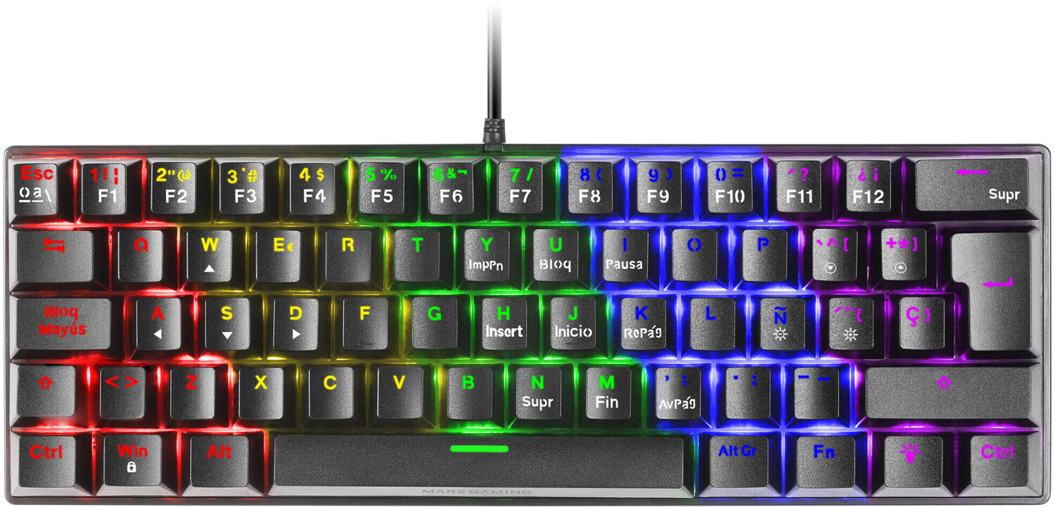 Mars Gaming MK60 noir (Switch Red) ES