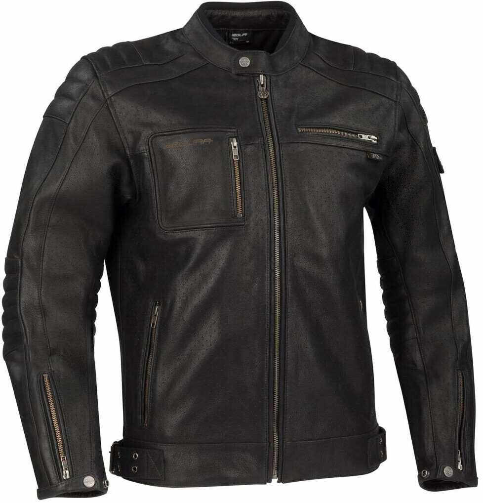 Photos - Motorcycle Clothing SEGURA Juan Leather Jacket black 