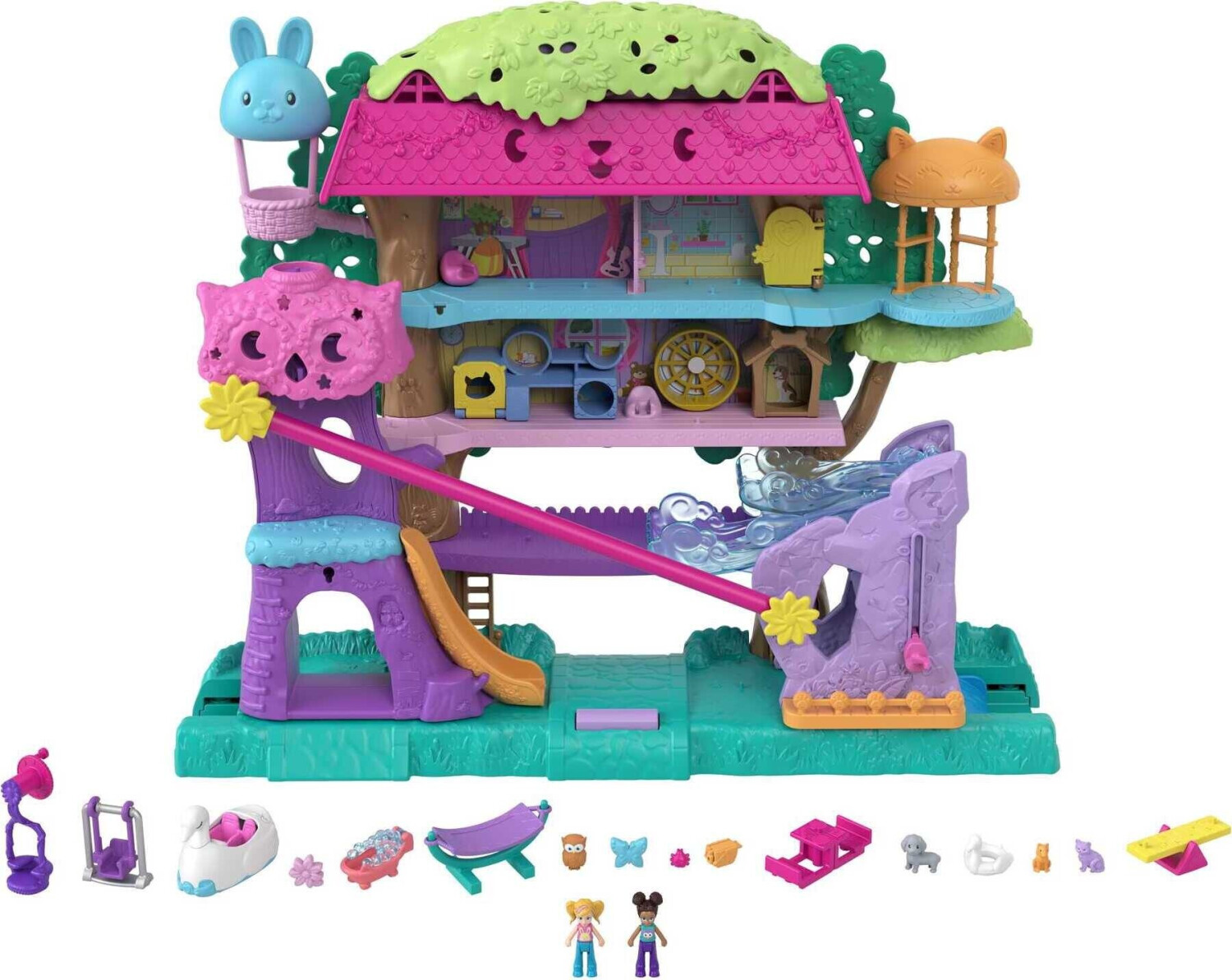 Buy Polly Pocket Pollyville Pet adventure treehouse playset HHJ06 from 26.99 Today Best Deals on idealo