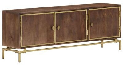 vidaXL TV Cabinet Solid Mango Wood 120 x 30 x 46 cm (287756)