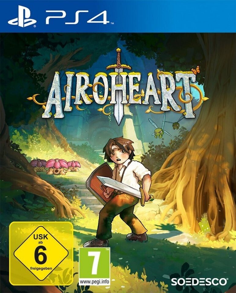 AIROHEART Nintendo Switch Euro Game In EN FR DE ES IT JP KR PT NEUF/NEW Sealed Pixel Heart Action Adventure