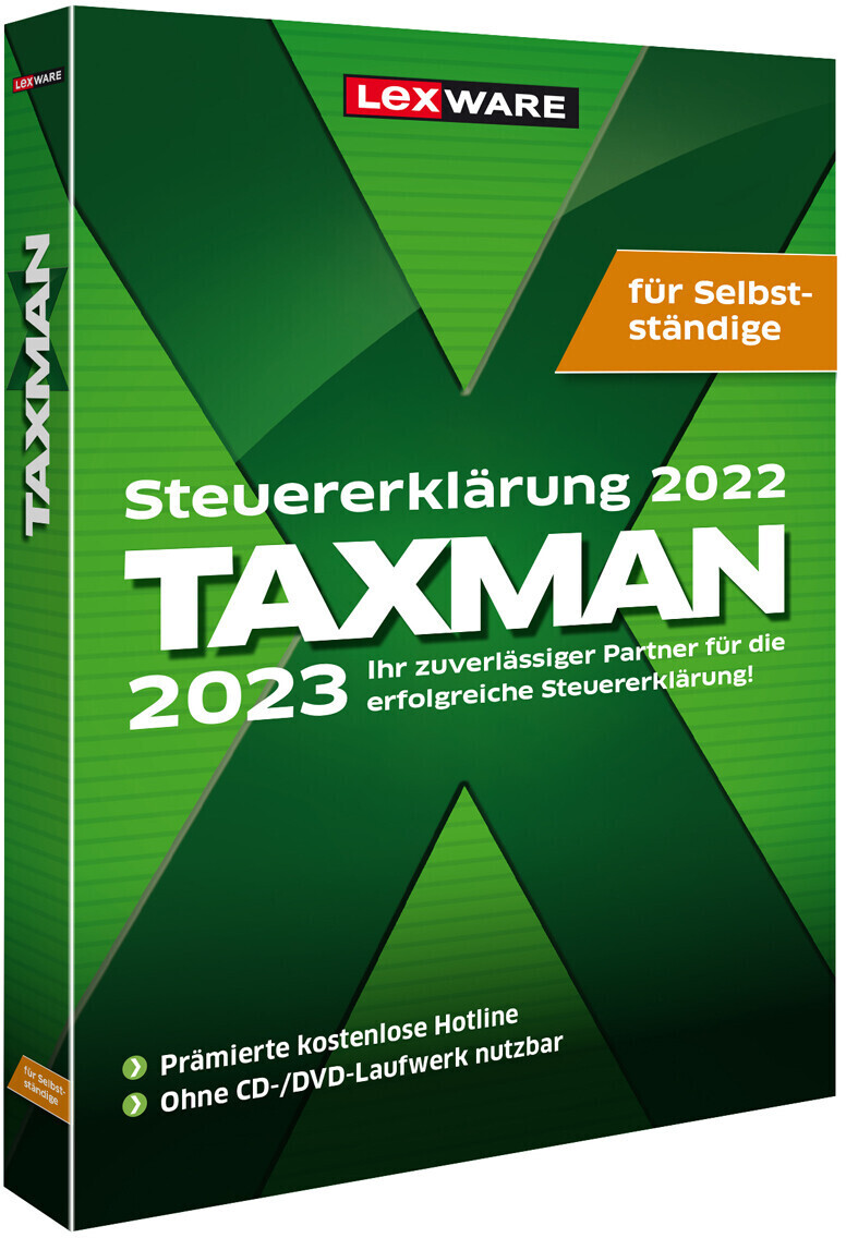 Lexware Taxman 2023 Selbstständige (Download) ab 34,14