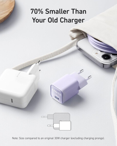 Anker 511 Charger (Nano 3, 30W) Aurora White, Bild 11