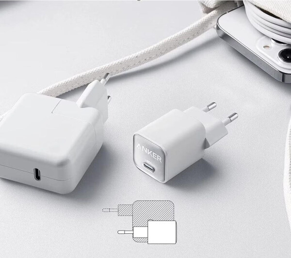 Anker 511 Charger (Nano 3, 30W) Aurora White, Bild 22