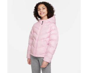 Light pink and white nike windbreaker online