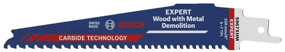Photos - Chain / Reciprocating Saw Blade Bosch Expert Wood with Metal Demolition S967XHM  (10x)