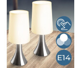 FISHTEC Lampe de Bureau à LED - Lampe de Chevet à Commande Tactile - Lampe  de Table avec