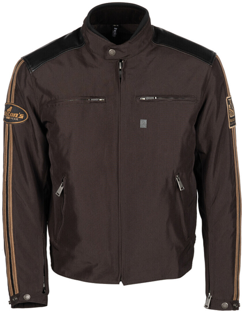 Helston's Blouson textile Ace marron