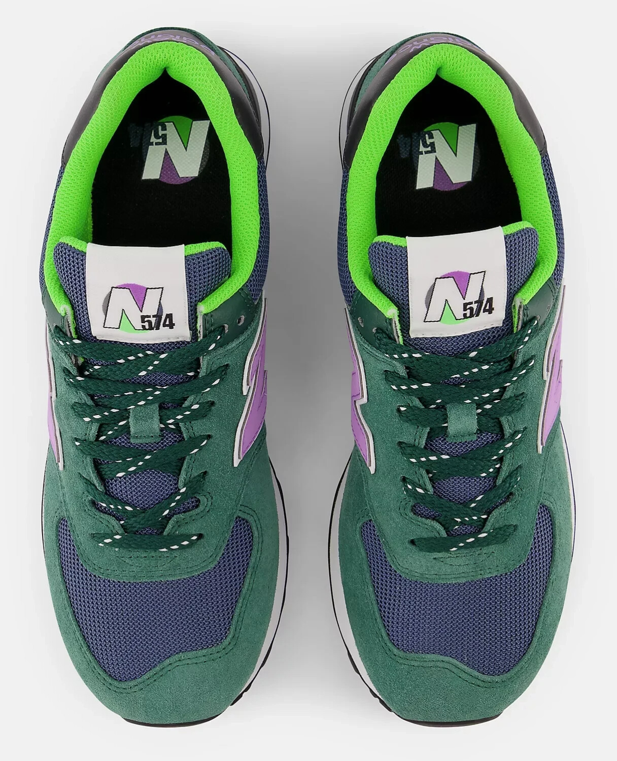Green and purple new 2025 balance 574