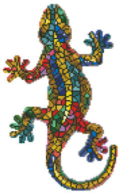 Diamond Dotz Original Diamond Painting Gekko Paua