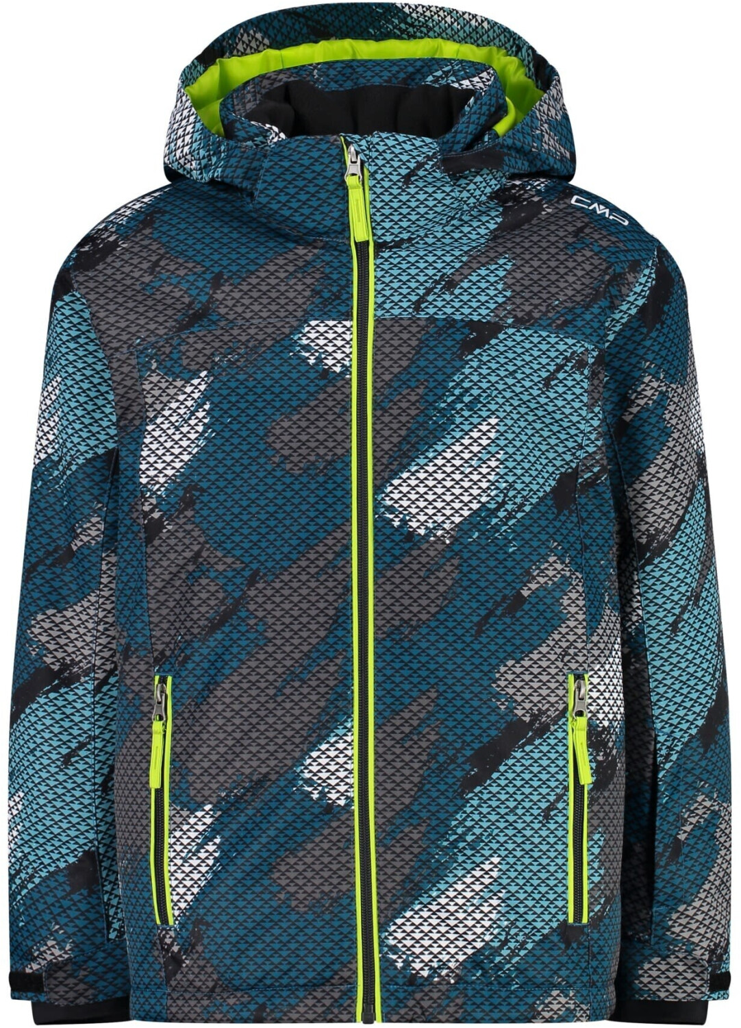 Boy jacket snaps hood top