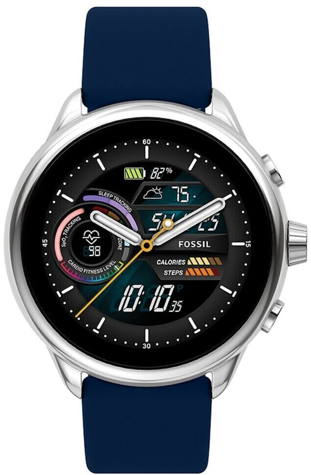 Fossil Gen 6 Wellness Edition bleu (FTW4070)