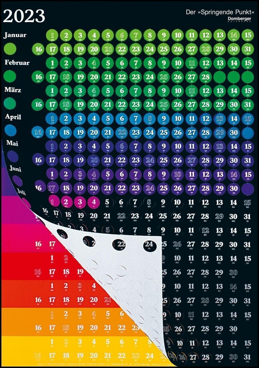 teNeues Domberger Der Springende Punkt schwarz 2023 57,5x81cm ab 23,09 €  Preisvergleich bei 